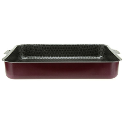 "Lace" Противень с антипригарным покрытием 35х27см "Кружево", h6,3см, s0,09см (Россия)