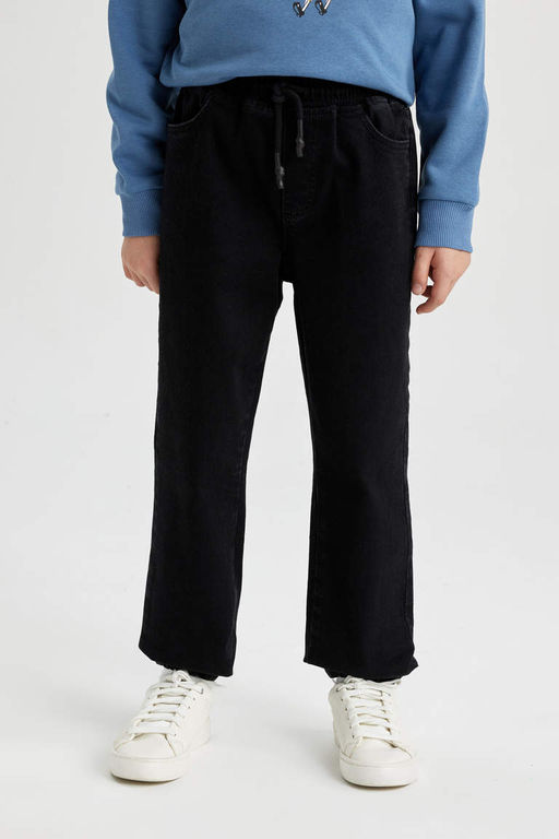 Джинсовые брюки-джоггеры для мальчиков - Defacto фото 3