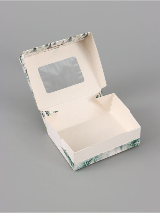 Цена за 5 шт. Коробка подарочная, самосборная «С Новым годом!», 10×8×3.5 см
