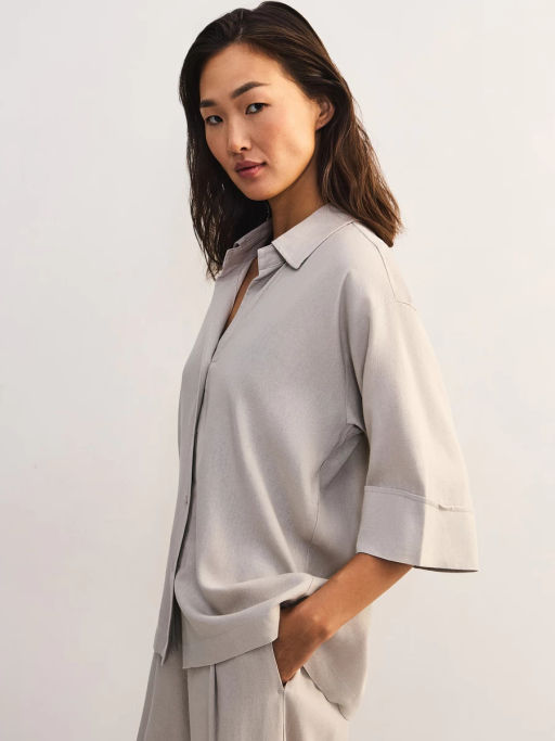 Льняная блуза свободного кроя ZR2605012001-36 / Zarina