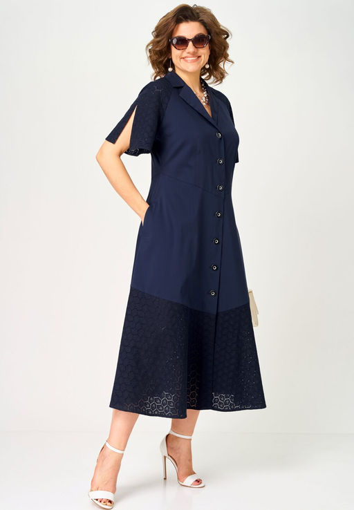 Платье EVA GRANT 7216 синий