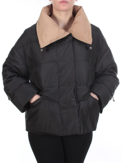 B2109 BLACK Куртка демисезонная женская R.LONYR (100 гр. синтепон)