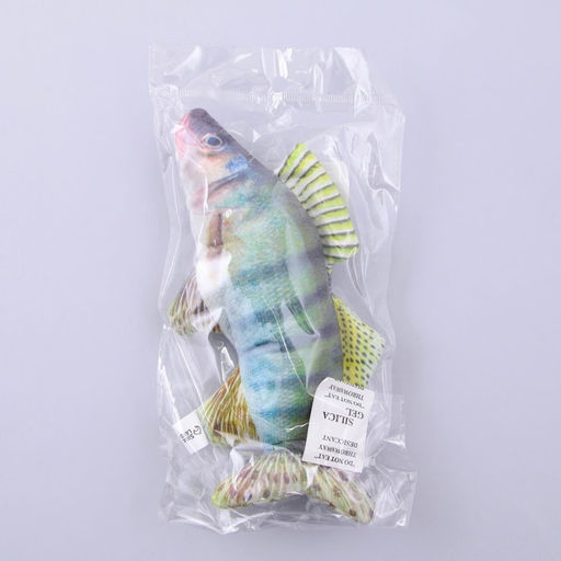 Игрушка для кошек с мятой Судак из текстиля, 20 см - Пушистое счастье фото 4