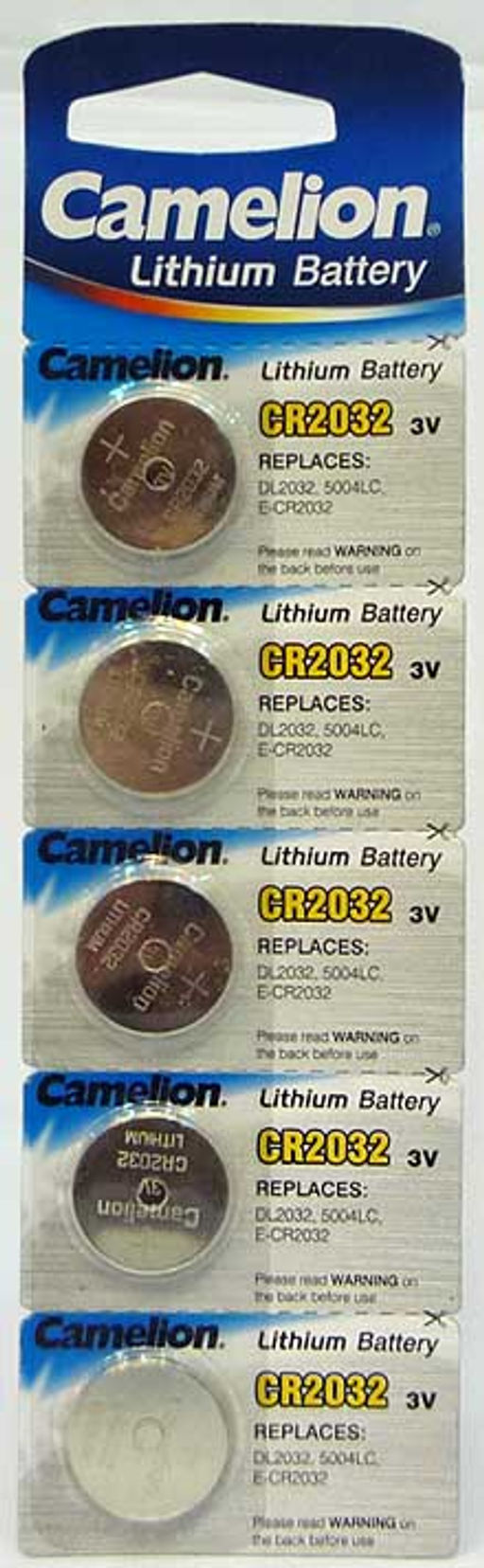 Цена за 5 шт. Батарейка Camelion CR2032 BL-5 (уп.5) - ГалеонТрейд фото 3