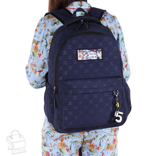 Рюкзак женский текстильный 1819PW d.blue Sikale в Новосибирске