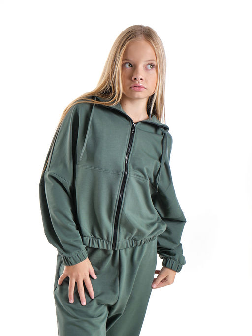 Комплект спортивный для девочки 22-7648 графит - Mini maxi фото 20