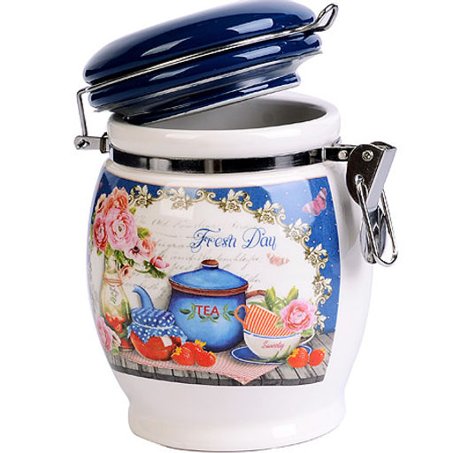 26396 Банка для сыпучих 700мл Натюрморт дол/металл LR (х36) - Mayer&boch фото 2