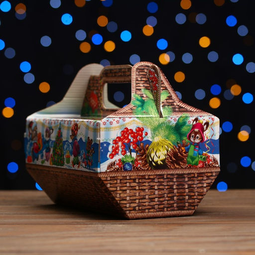 Цена за 5 шт. Подарочная коробка Лукошко 28 x 15,1 x 20,8 см - Simaland фото 10