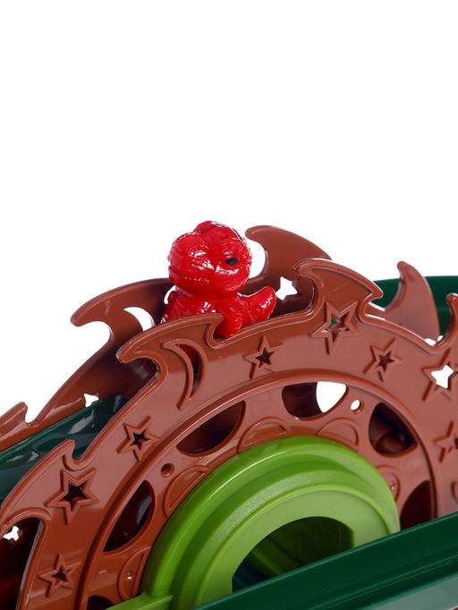 Машинка Дино Гонки, автотрек, 3 дино-машинки, световые и звуковые эффекты, работает от батареек - АвтоГрад фото 5