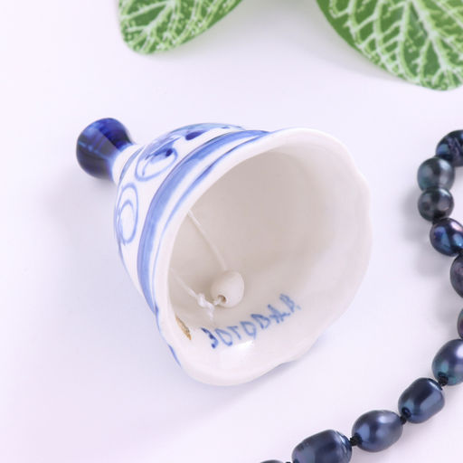 Колокольчик Звоночек, 6 х 4 см, гжель - Simaland фото 3