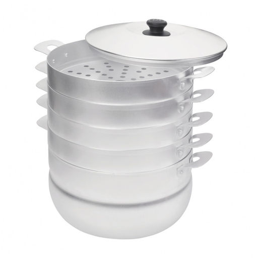 Мантоварка алюмин. 6л, 4сетки (Б.Калитва) (180640)