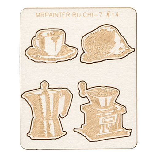 "Mr.Painter" CHI-7 Чипборд 7 см х 8.5 см 1 шт. СК/Распродажа