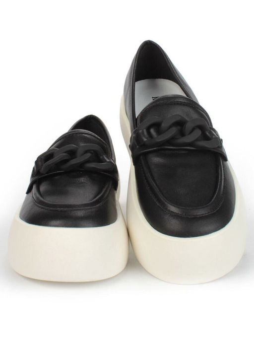 03-DJ35-2 BLACK Полуботинки женские (натуральная кожа)