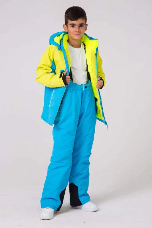 Горнолыжный костюм для мальчика зеленого цвета 9317Z - Valianly фото 25