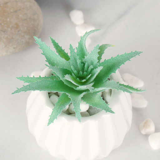 Суккулент искусственный 8х6,5 см / GN115 /уп 100/ - Галеонтрейд фото 4