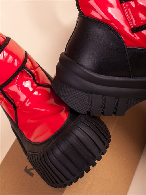 Дутики трендовые зимние на массивной подошве на любой возраст и на холодную зиму YPM8346R - Piniolo фото 4