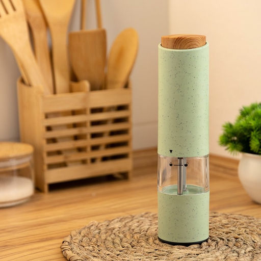 Мельница электрическая Luazon LET- 003, пластик, от батареек, зеленая - Luazon home фото 2