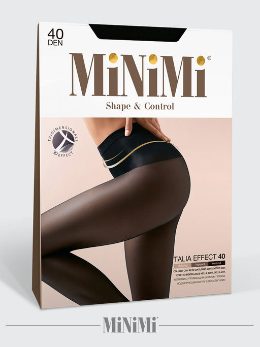 (Minimi) Talia Effect 40 (утяжка талии) (ЧЗ) nero