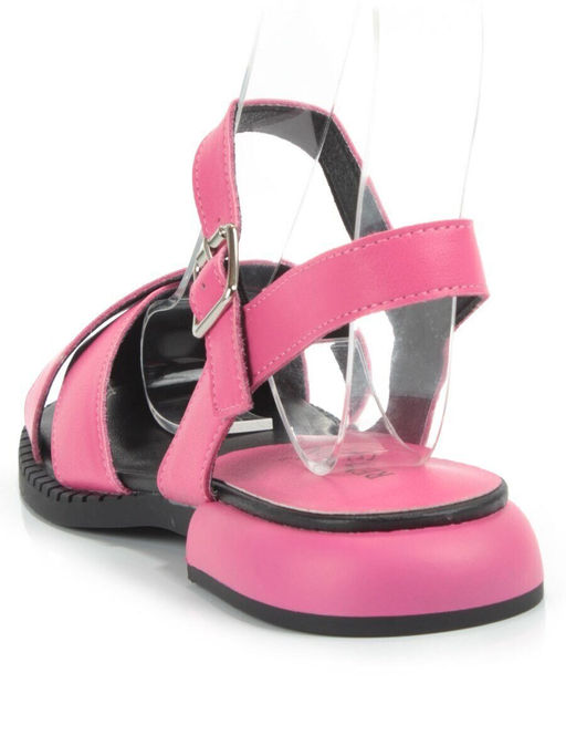 08-PEAG82-3 DK. PINK Босоножки женские (натуральная кожа)