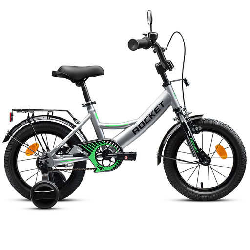 Велосипед 14" Rocket Gem, цвет серый
