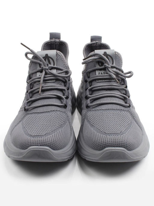 03-TEX-D01-08 GREY Кроссовки летние мужские (текстиль)