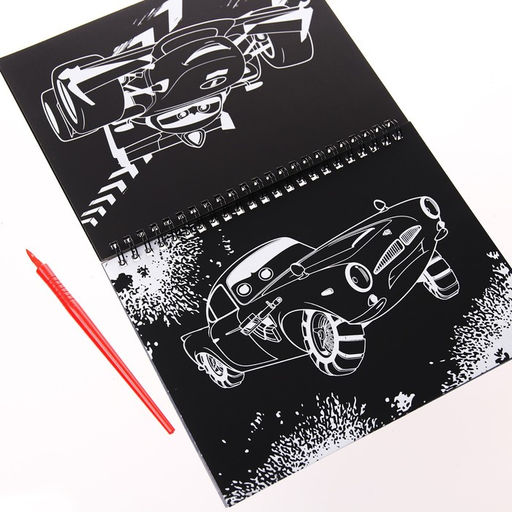 Набор для творчества с заданиями Гравюры. Тачки, 8 гравюр, Дисней - Disney фото 4