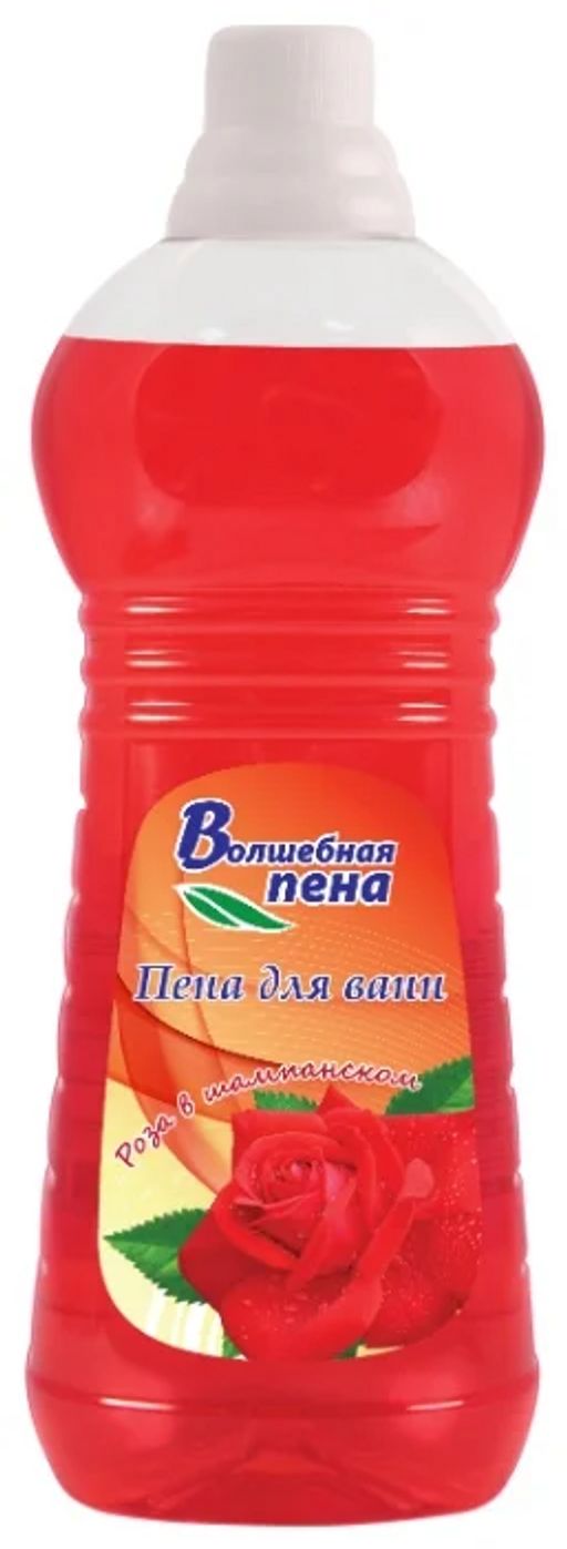 ВОЛШЕБНАЯ ПЕНА пена д/ванны 1л Роза в шампанском