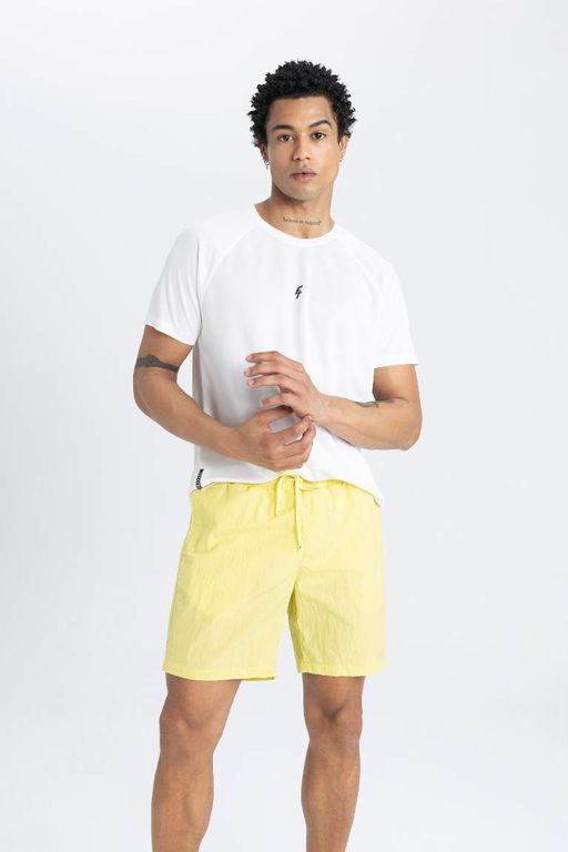 DeFactoFit Короткие шорты для плавания стандартного кроя с принтом  фото 5