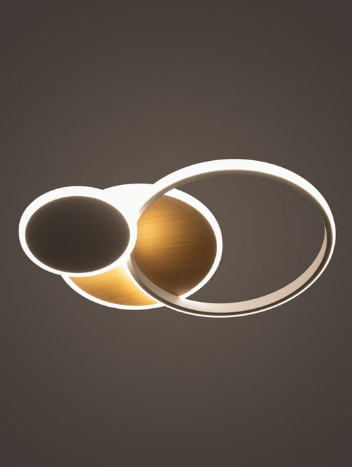 Светильник потолочный LED City CLL-1-60-RC, 60 Вт, 3000-6500К, 42×42×7 см, с ПДУ, белый