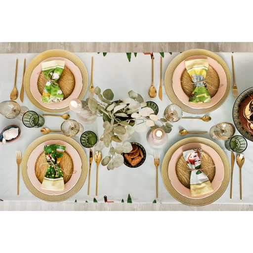 Набор столовый Этель Тоскана, скатерть 180х150 см, салф. 40х40 см-8шт, 100% хл  фото 6