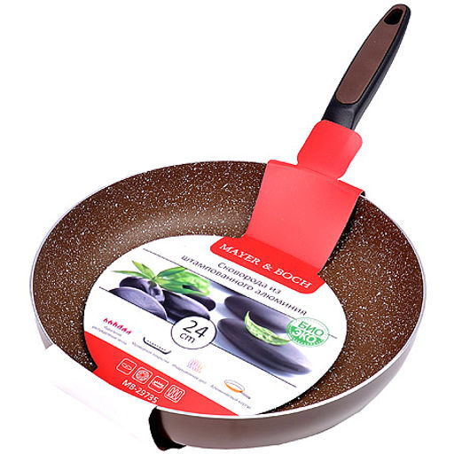 29735 Сковорода 24 см штамп. алюм.MB (х10) - Mayer&boch фото 3