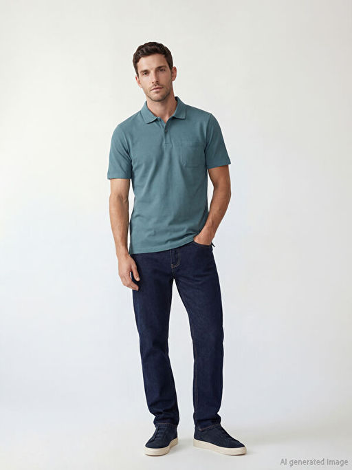 Polo Yaka Pike Erkek Ti??rt