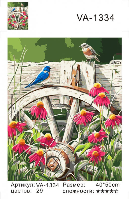 Картина по номерам на холсте и подрамнике 40х50 см