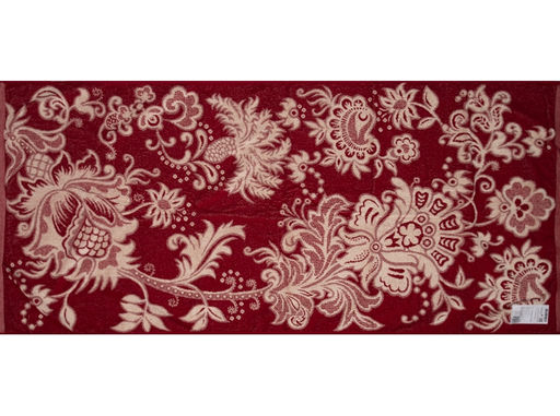 6с102.411ж1 Emanuele (бордо) Полотенце махровое 67х150см