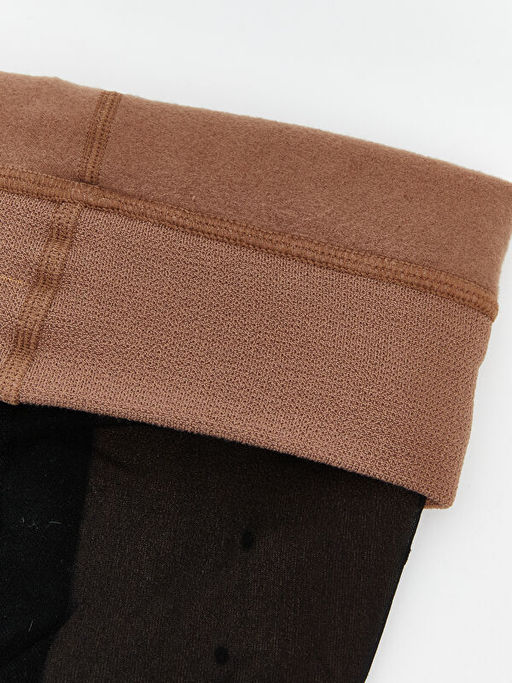 ?ift Katl? Puantiyeli Kad?n K?lotlu ?orap