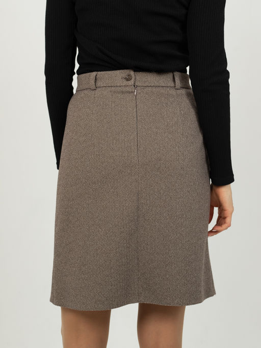 Юбка расклешенная в составе шерсть - Трика фото 6