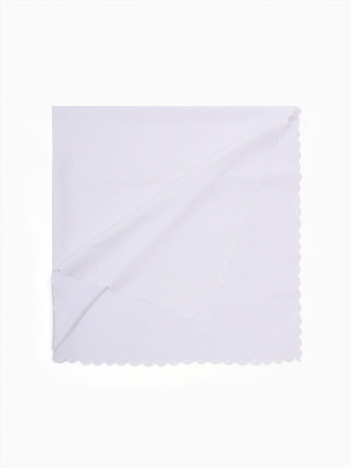 Скатерть «Доляна», однотонная, белая, 140×180 см