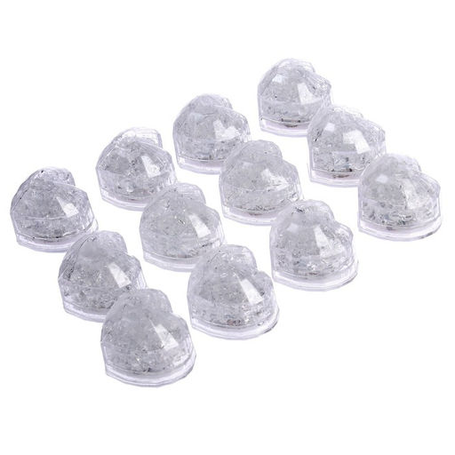 Цена за 12 шт. Свеча светодиодная «Сердце»