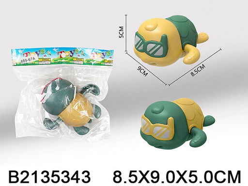 Черепаха заводная 9*8,5*5см (2135343) 2цв. в ассорт., в пакете