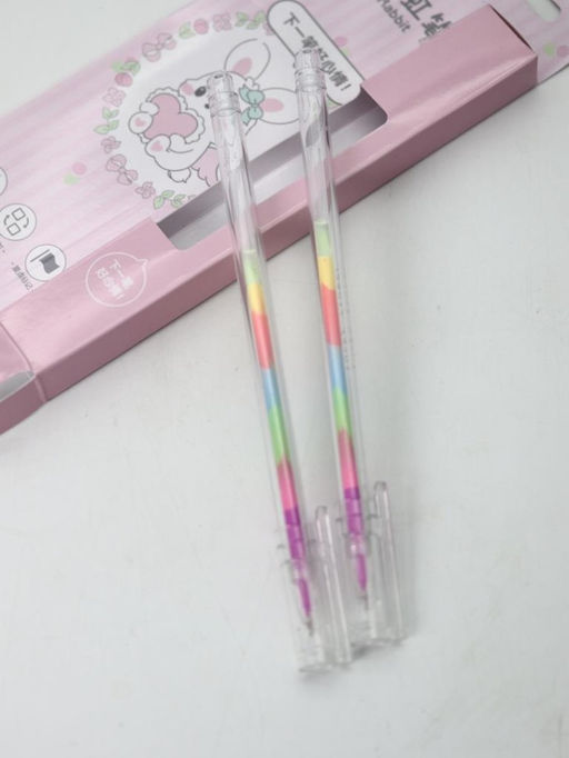 Набор цветных ручек (2 шт) "Pink cotton rabbit"