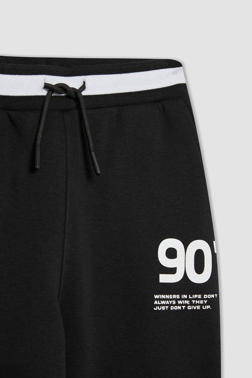 Толстые спортивные штаны для мальчиков с эластичными карманами на шнуровке на талии - Defacto фото 11