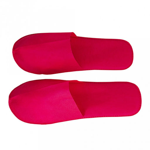 Тапочки одноразовые "Стандарт Ультра" 37-42рр, спанбонд, подошва - пенополиэтилен, s5мм, 60мкм, с открытым мысом, легкие, красный, индивидуальная упаковка, ТУ 13.92.29-016-33186646-2020, "SMZ" (Россия)