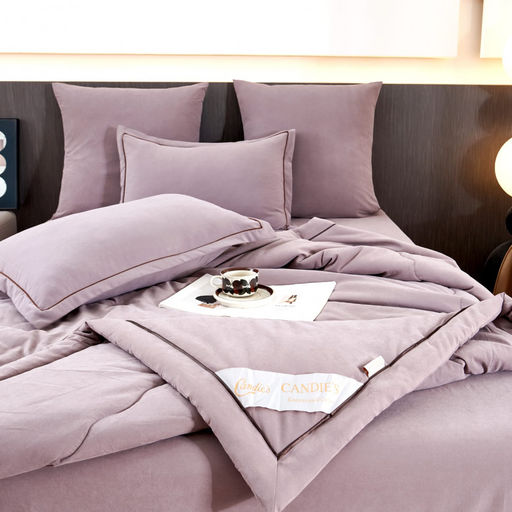 Одеяло Candies Бархатный Сатин с простыней и наволочками ODCANO025 Евро
