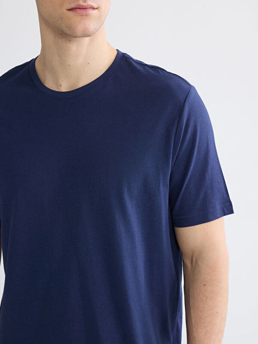 Bisiklet Yaka Penye Erkek Ti??rt