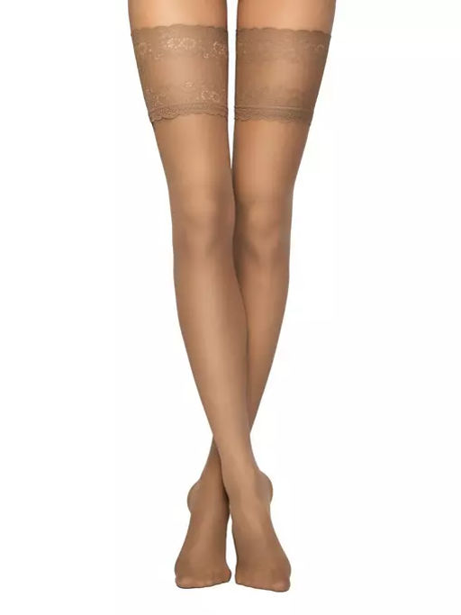 Чулки женские FLAME Fantasy (40/10) 2020 - bronz - Conte elegant фото 3