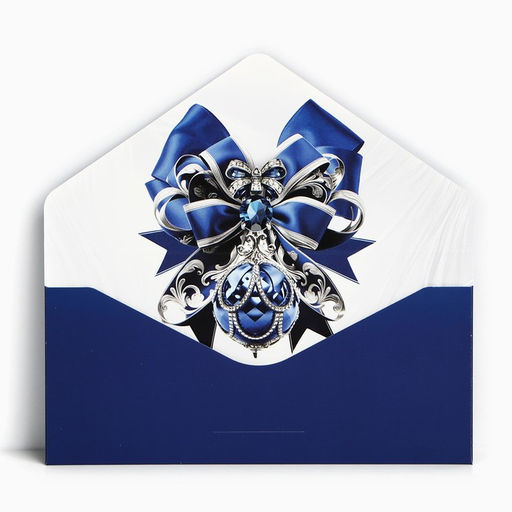 Набор конвертов для денег, «С Новым годом», 8 штук, софт тач, тиснение, 19 х 9.2 см