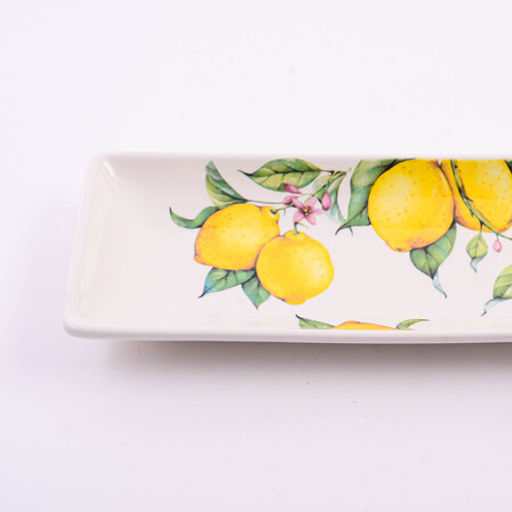 60179 Блюдо сервировочное прямоугольное Лимонный праздник доломит LR (х24) - Mayer&boch фото 5