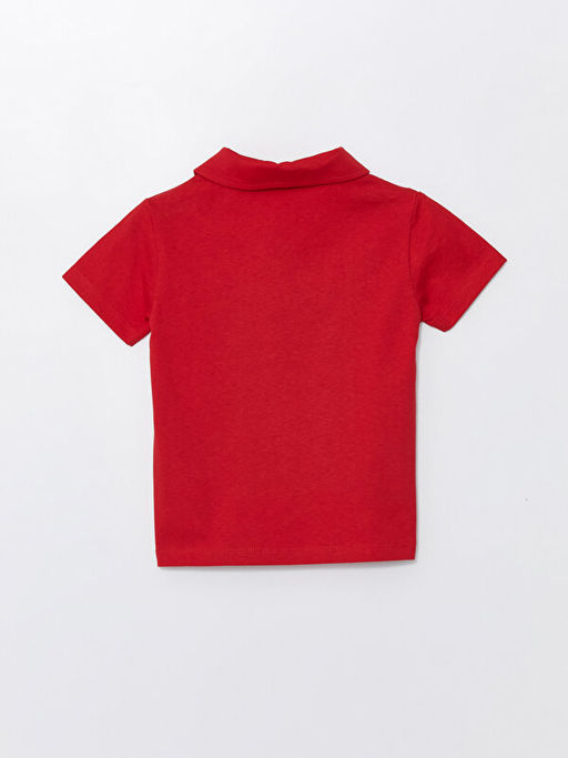 Polo Yaka K?sa Kollu Basic Erkek Bebek Ti??rt - Waikiki фото 3