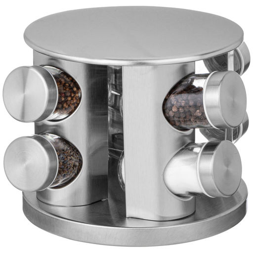 НАБОР БАНОЧЕК ДЛЯ СПЕЦИЙ ИЗ 8 ШТ. 90 МЛ НА ВРАЩАЮЩЕЙСЯ ПОДСТАВКЕ - Agness фото 5