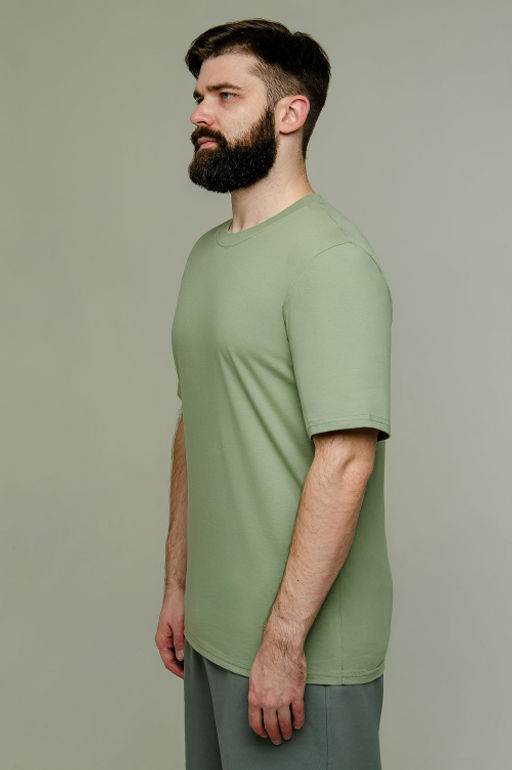 Арт. 61112/5 Футболка мужская 48-58 (6 шт) Цвет:хаки - Идеал фото 4